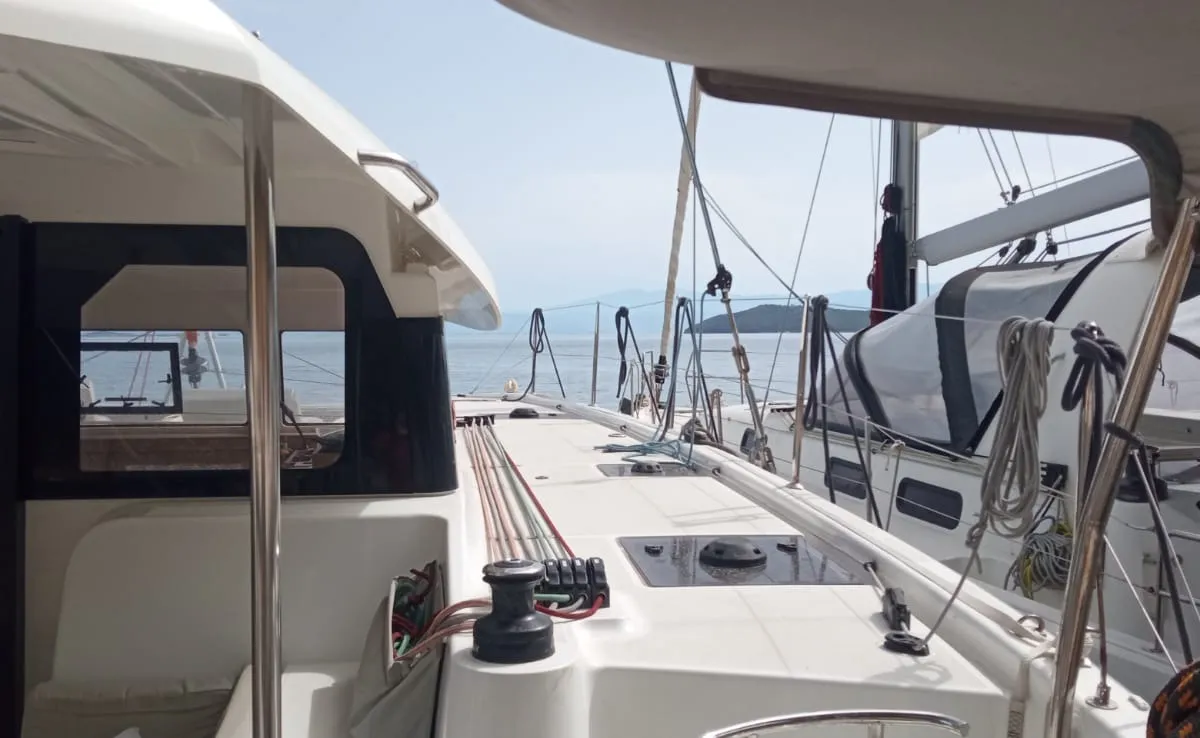 MALAOLAUR, a Excess Excess 11 catamaran at Municipal Unit of Lefkada, Greece