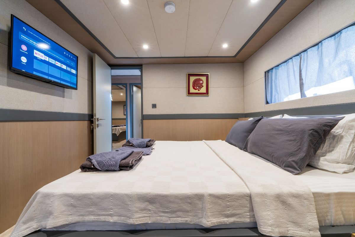 Cabin on Albatros Explorer, a Custom Made Albatros Explorer yacht at Fethiye, Turkey