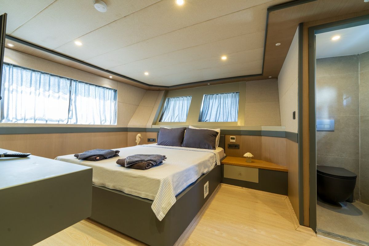 Cabin on Albatros Explorer, a Custom Made Albatros Explorer yacht at Fethiye, Turkey