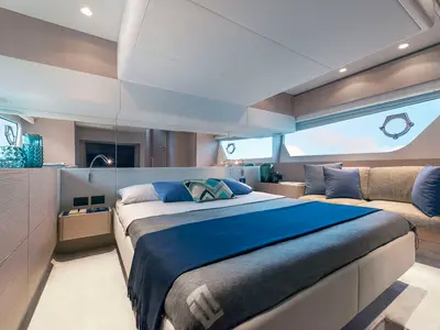 Cabin on DDM29, a Ferretti Yachts 500 yacht at Općina Sukošan, Croatia