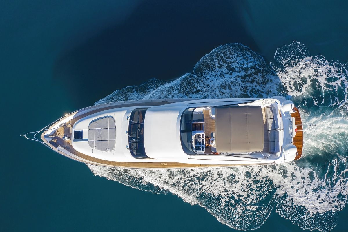Exterior view of Hope I, a Maiora 20S yacht at Grad Kaštela, Croatia