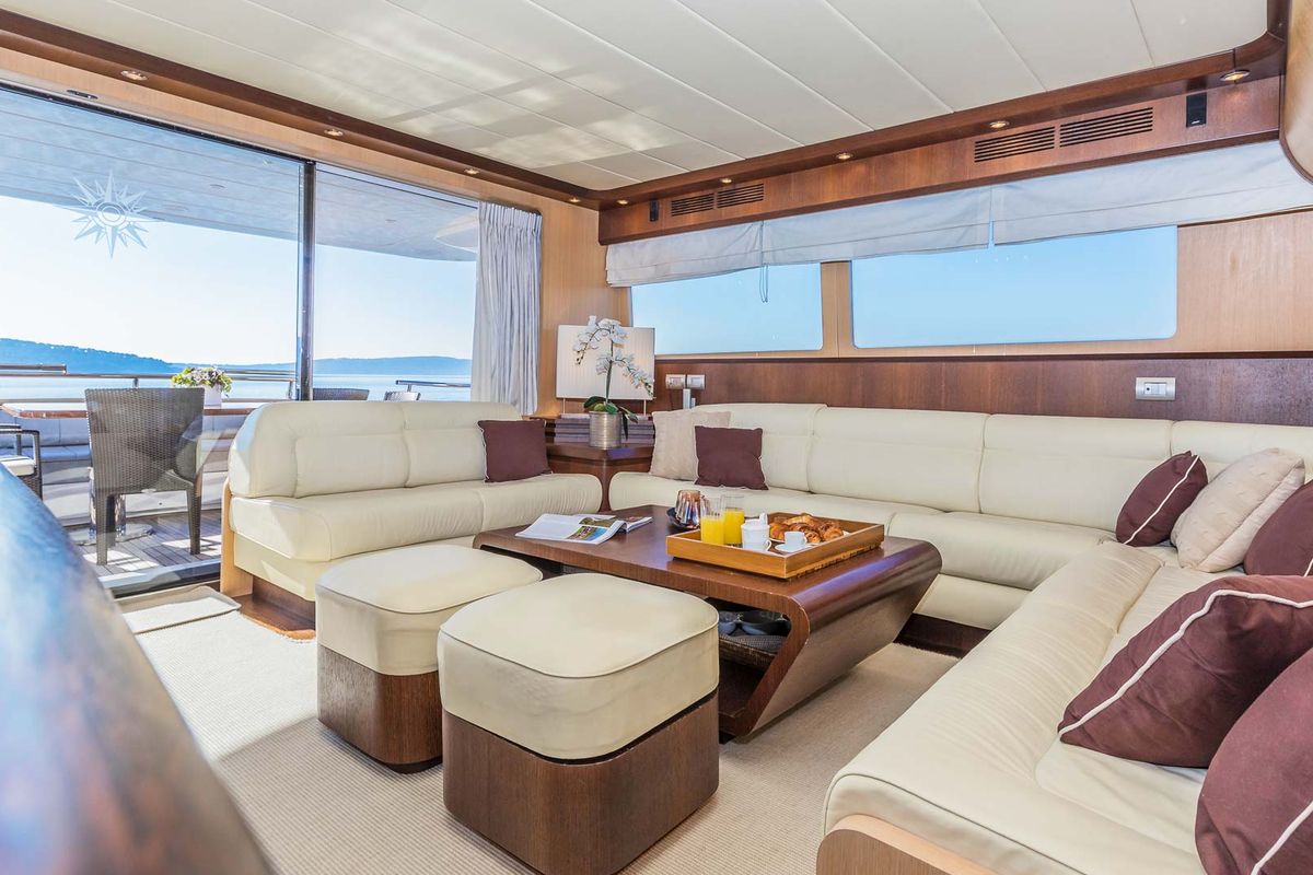 Salon of Hope I, a Maiora 20S yacht at Grad Kaštela, Croatia