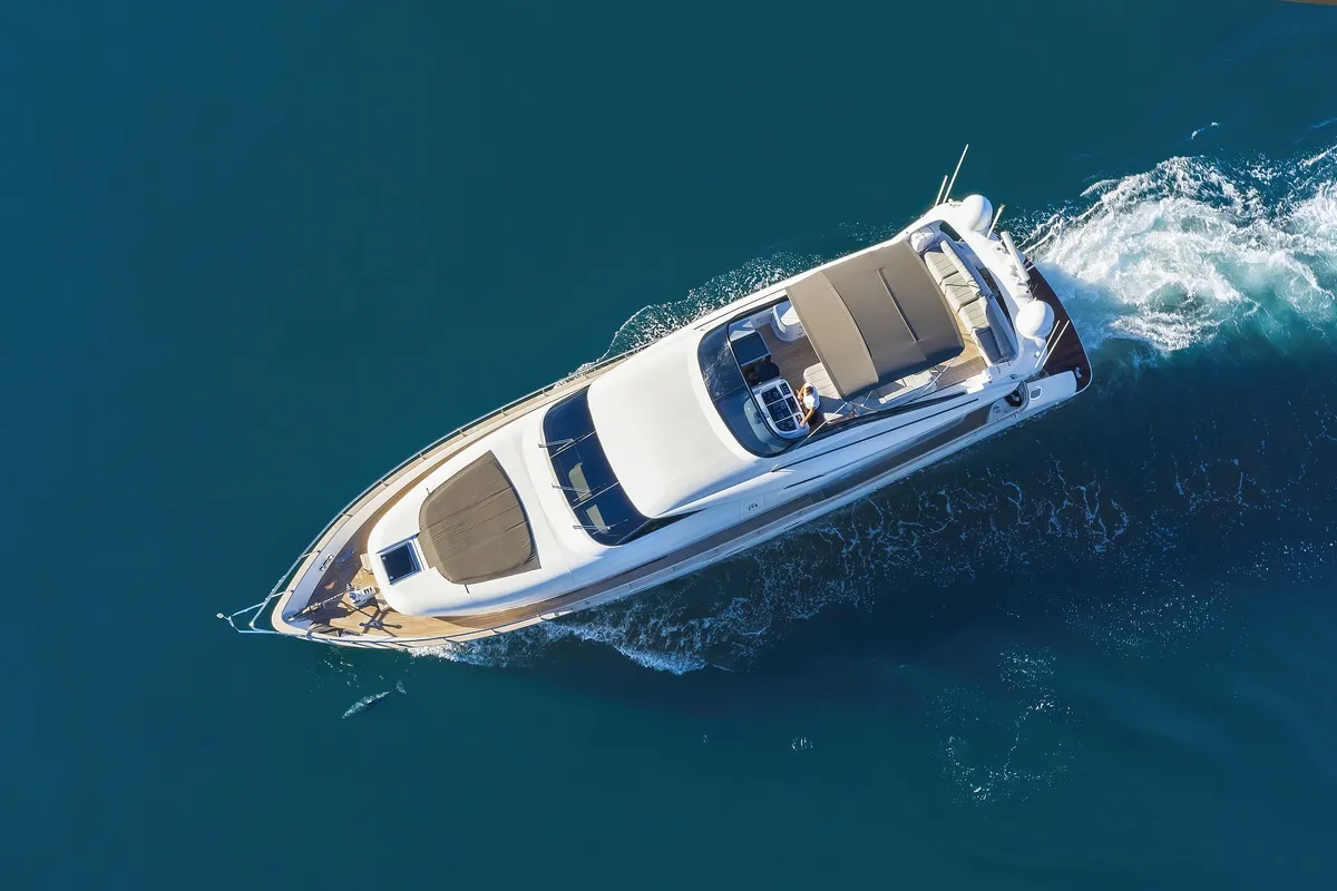 Exterior view of Hope I, a Maiora 20S yacht at Grad Kaštela, Croatia