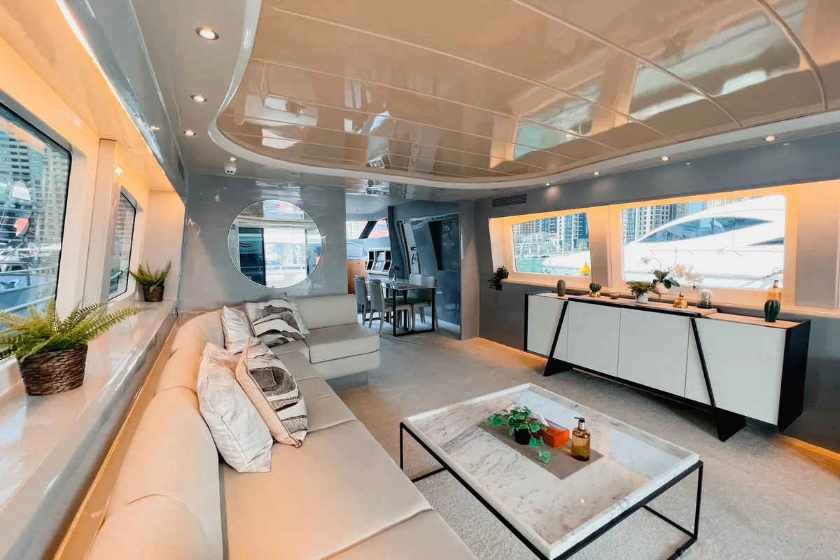 X16, a Luxury Luxury Motor Yacht yacht at Dubai Harbour, United Arab Emirates