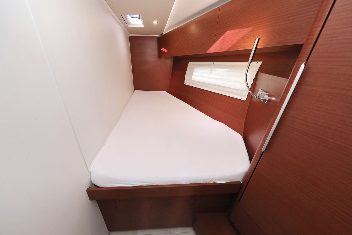 Cabin on Jameson, a Hanse Yachts Hanse 460 sailboat at Grad Biograd na Moru, Croatia