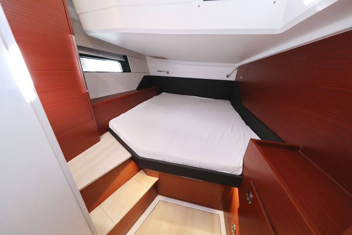 Cabin on Jameson, a Hanse Yachts Hanse 460 sailboat at Grad Biograd na Moru, Croatia