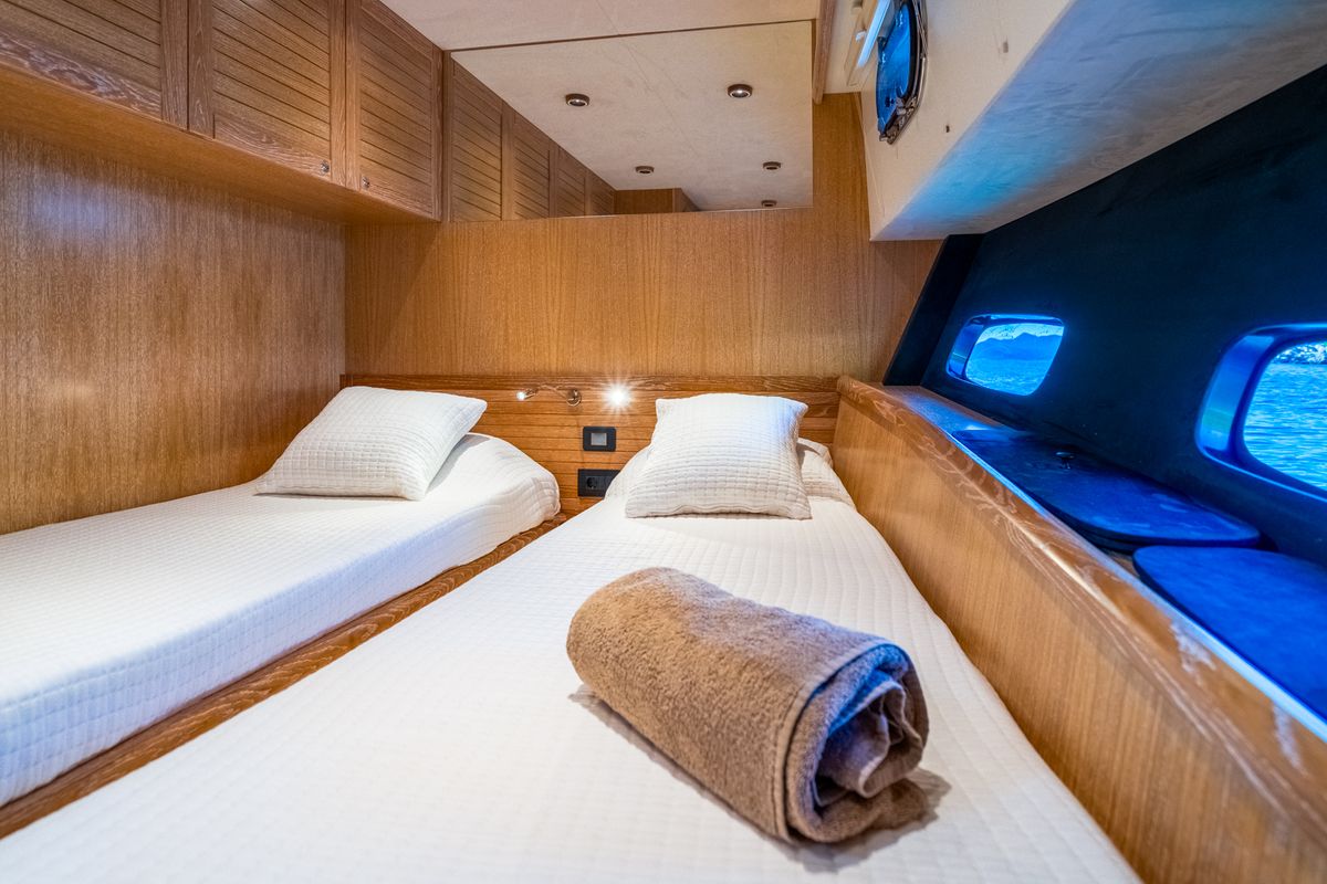 Cabin on Cloud 9, a Gulet Motoryacht yacht at Dubrovnik, Croatia