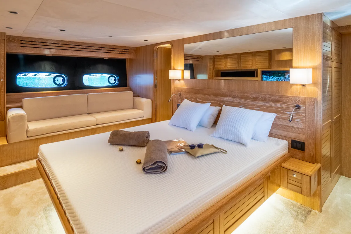 Cabin on Cloud 9, a Gulet Motoryacht yacht at Dubrovnik, Croatia