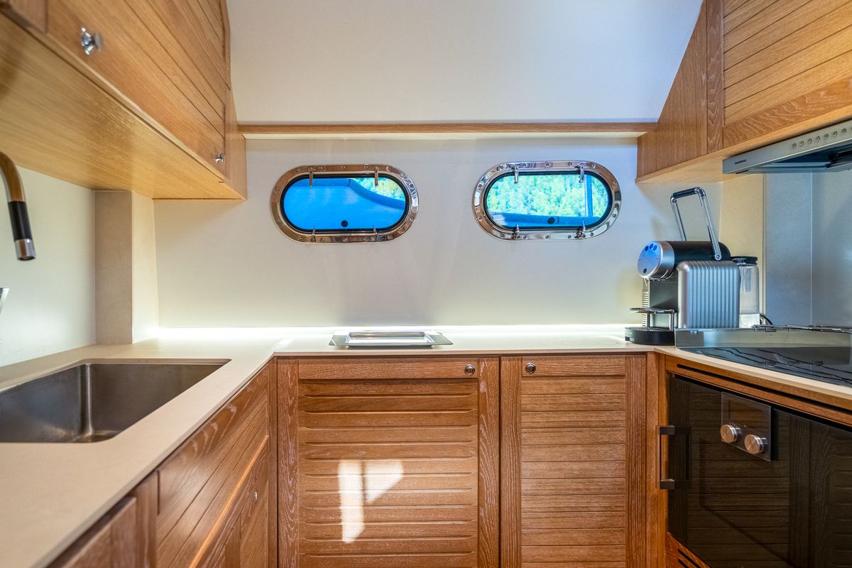 Galley of Cloud 9, a Gulet Motoryacht yacht at Dubrovnik, Croatia