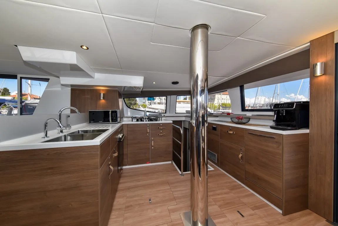 Galley of Destiny (Ex: Jako 1), a Bali 4.6 catamaran at Zadar, Croatia