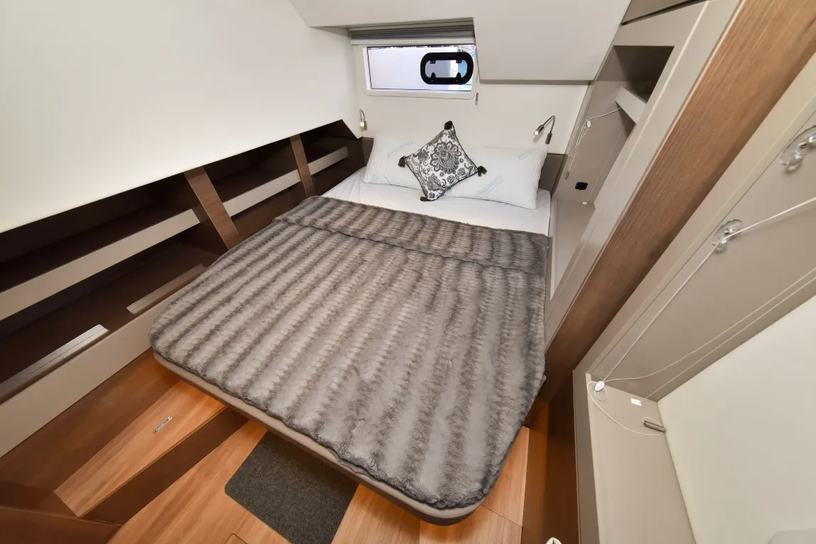 Cabin on Destiny (Ex: Jako 1), a Bali 4.6 catamaran at Zadar, Croatia