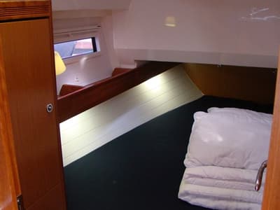 Cabin on NU GA, a Bavaria Cruiser 36 sailboat at Grad Biograd na Moru, Croatia
