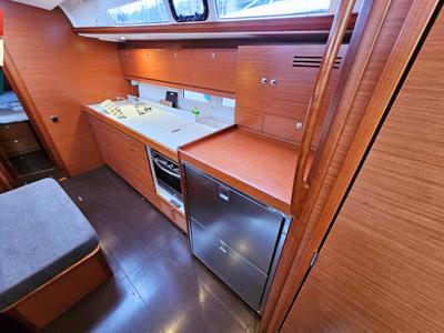 Galley of Nadine AC/Gen, a Dufour 460 Grand Large sailboat at Općina Rogoznica, Croatia