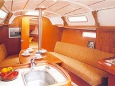 Galley of Oceanis 31 Classic, a Beneteau Oceanis 31 sailboat at Procida, Italy