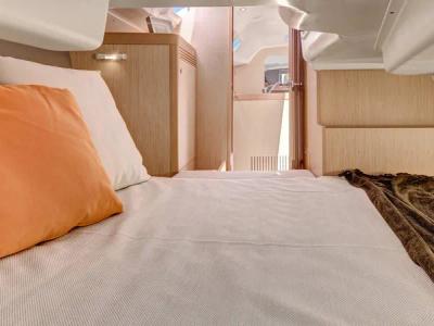 Cabin on Oceanis 31 Classic, a Beneteau Oceanis 31 sailboat at Procida, Italy