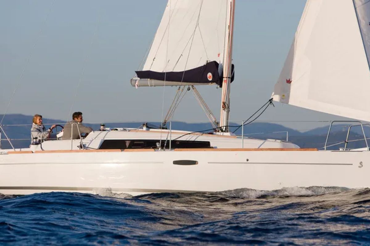Exterior view of Oceanis 31 Classic, a Beneteau Oceanis 31 sailboat at Procida, Italy