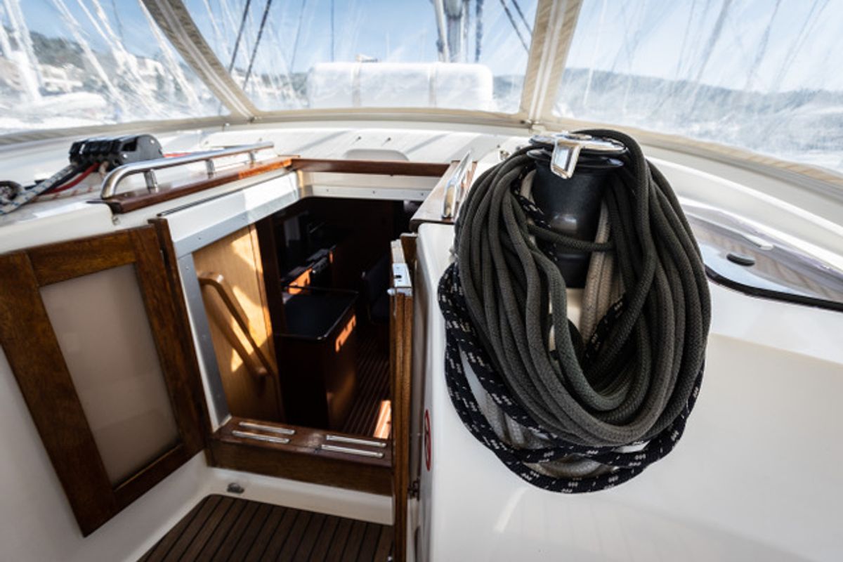 Cloe, a Bavaria 45 sailboat at La Spezia, Italy