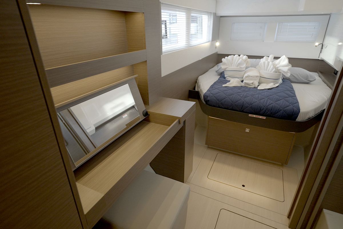 Cabin on Moorings 403 PC Exclusive, a Leopard 40 PC catamaran at Road Town, British Virgin Islands