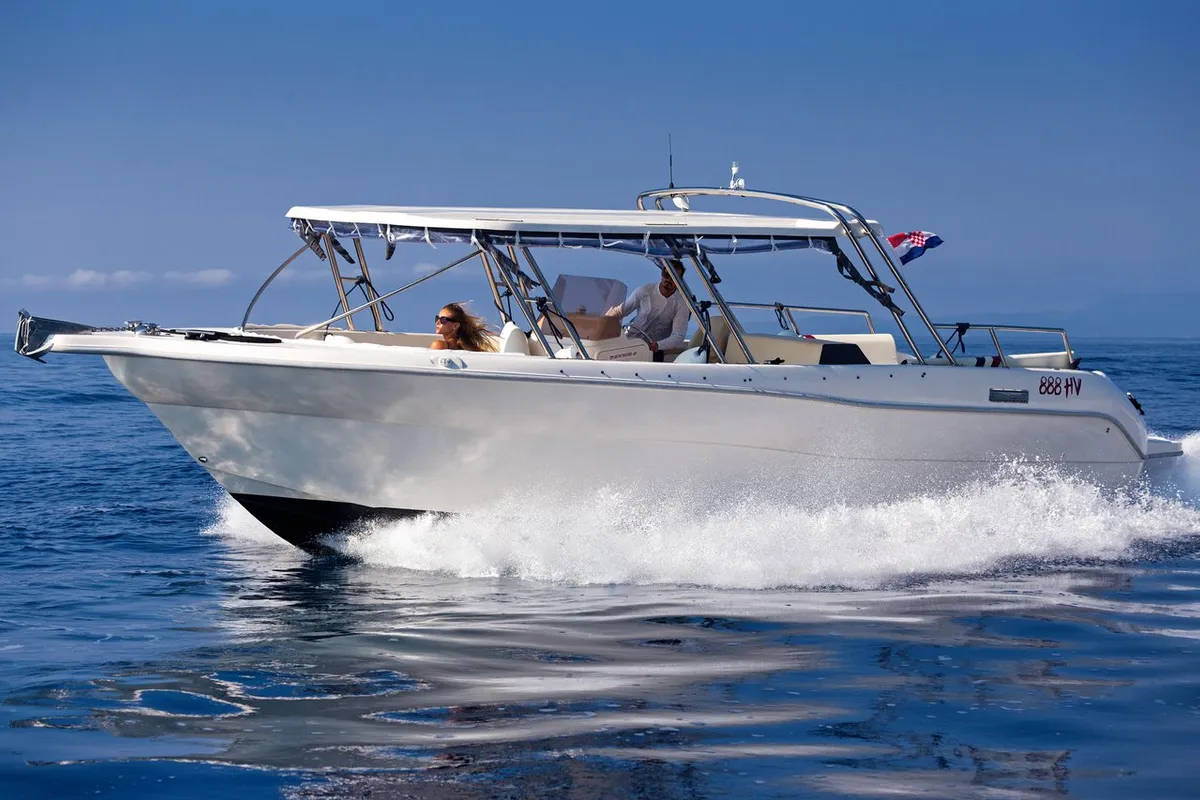 Enzo 35, a sailboat at Hvar town, Croatia