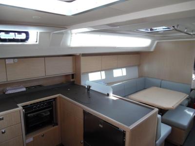 Galley of Isabella 2, a Bavaria C45 sailboat at Mai Khao, Thailand
