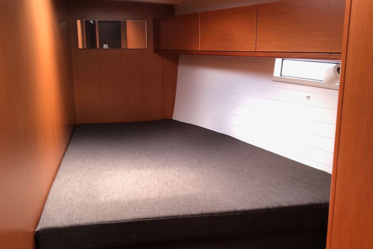 Cabin on Alma Libre III, a Bavaria Cruiser 51 sailboat at Municipal Unit of Lefkada, Greece