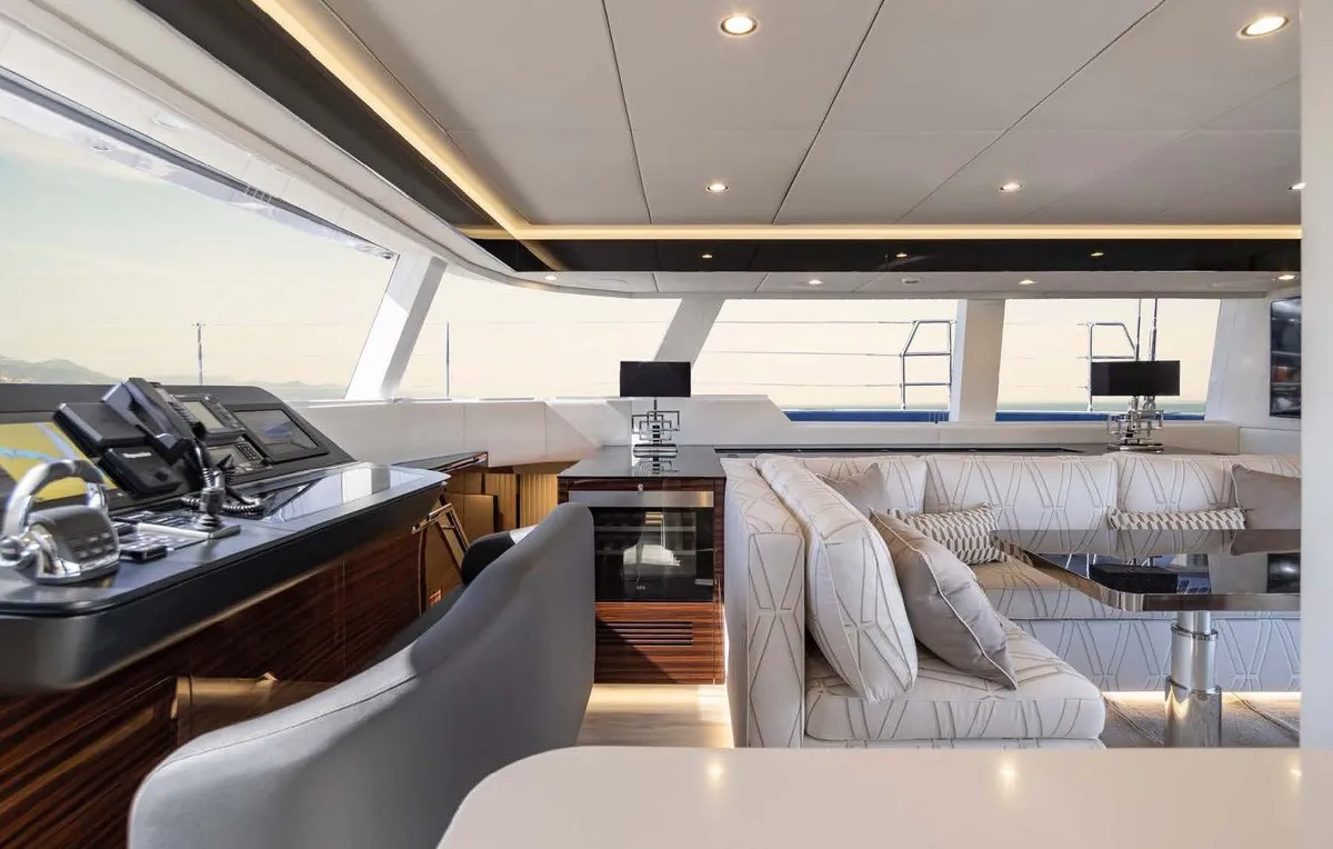 Galley of Dessus, a Sunreef Yachts Sunreef 60 catamaran at Grad Kaštela, Croatia