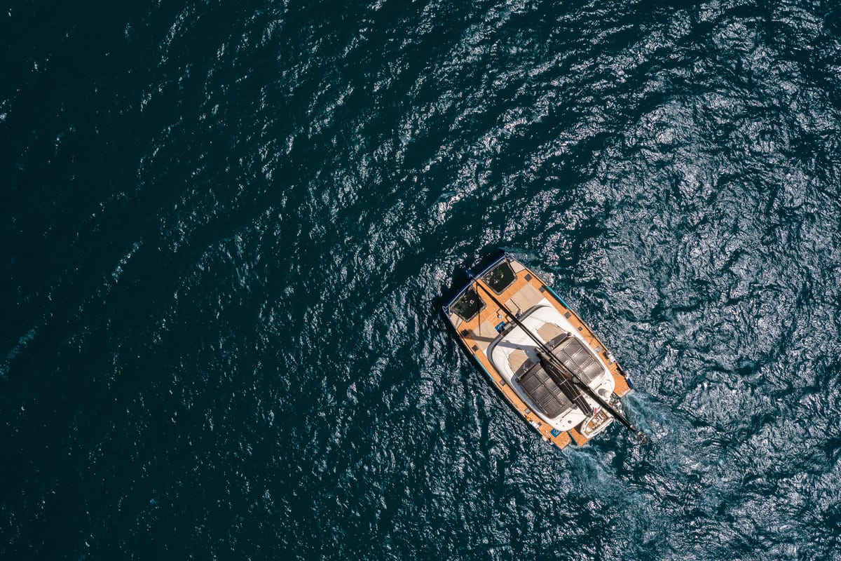 Exterior view of Dessus, a Sunreef Yachts Sunreef 60 catamaran at Grad Kaštela, Croatia