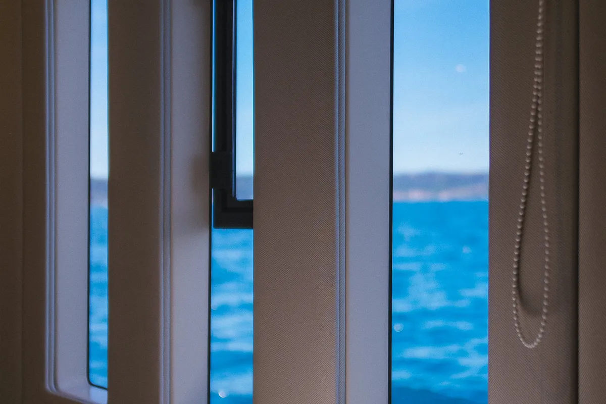 Exterior view of Dessus, a Sunreef Yachts Sunreef 60 catamaran at Grad Kaštela, Croatia