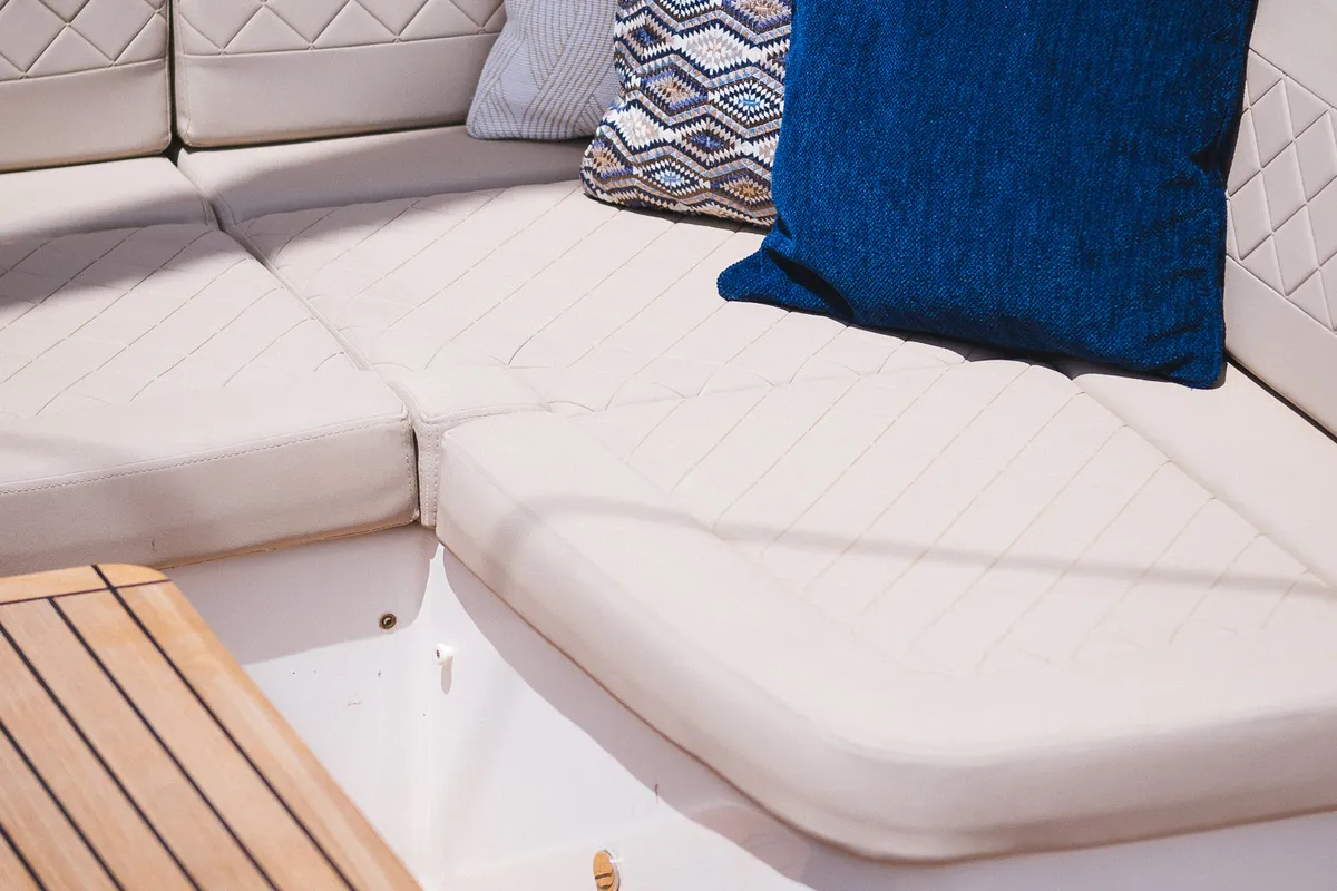 Exterior view of Dessus, a Sunreef Yachts Sunreef 60 catamaran at Grad Kaštela, Croatia