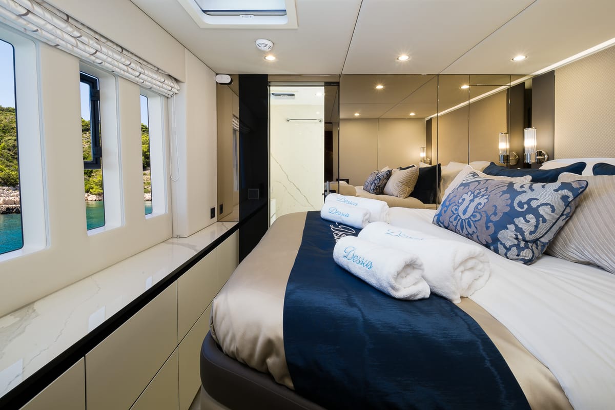 Head on Dessus, a Sunreef Yachts Sunreef 60 catamaran at Grad Kaštela, Croatia