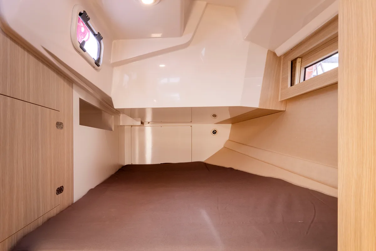 Cabin on Glazy Sztynorckie, a Northman Maxus 34 sailboat at Sztynort, Poland