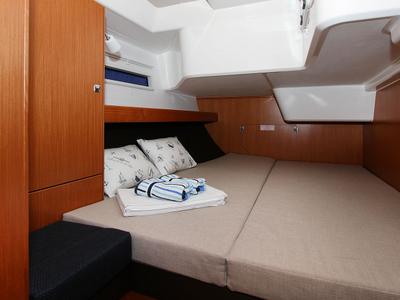 Cabin on Vela Tonka, a Bavaria Cruiser 51 sailboat at Split, Croatia