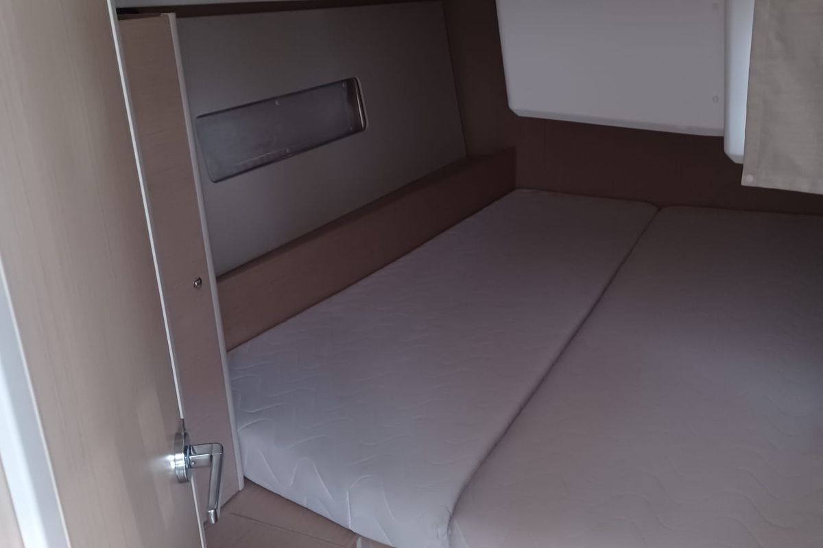 Cabin on Elisa, a Beneteau Oceanis 40.1 sailboat at Punat, Croatia