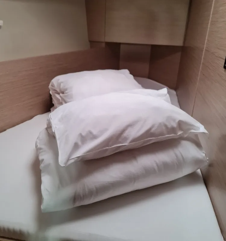 Cabin on Ariel, a Hanse Yachts Hanse 458 sailboat at Grad Biograd na Moru, Croatia