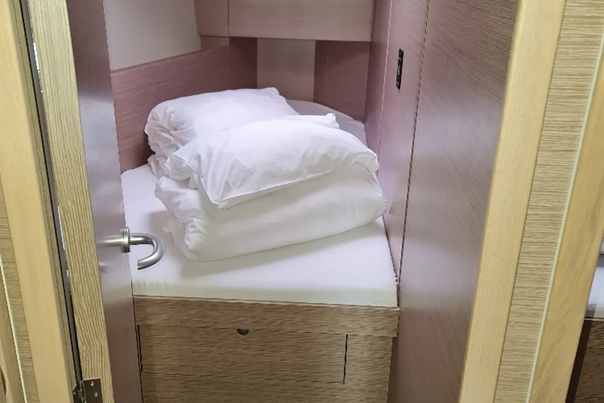 Cabin on Ariel, a Hanse Yachts Hanse 458 sailboat at Grad Biograd na Moru, Croatia