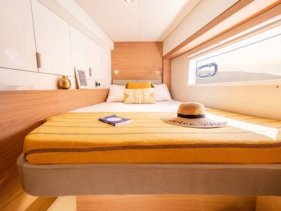 Cabin on Sanemiro , a Bali 4.2 catamaran at Seychelles, Eden Island Marina, Seychelles