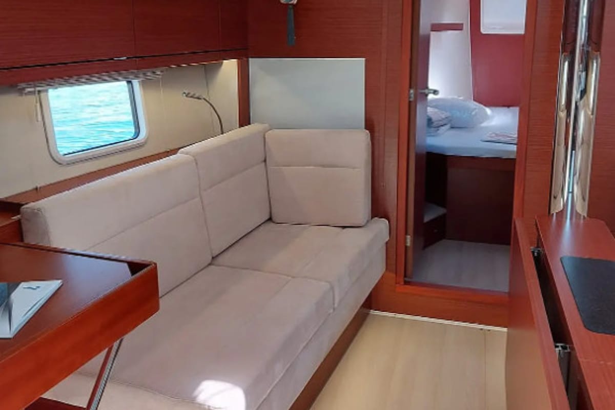 Polynoe, a Hanse Yachts Hanse 418 sailboat at Lavrion - Olympic Marine