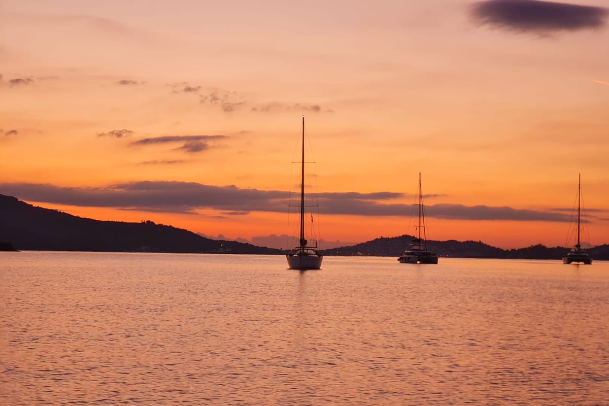 ZORBA, a Beneteau Cyclades 50.5 sailboat at Aegina, Greece