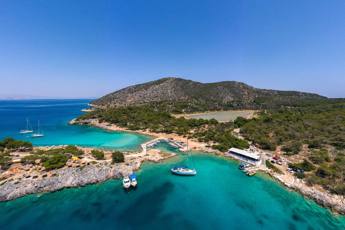 ZORBA, a Beneteau Cyclades 50.5 sailboat at Aegina, Greece