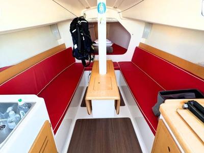 Galley of Kurun, a JPK 10.10 sailboat at La Rochelle, France