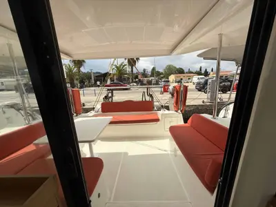 ROXY, a Excess Excess 11 catamaran at Kontokali, Greece