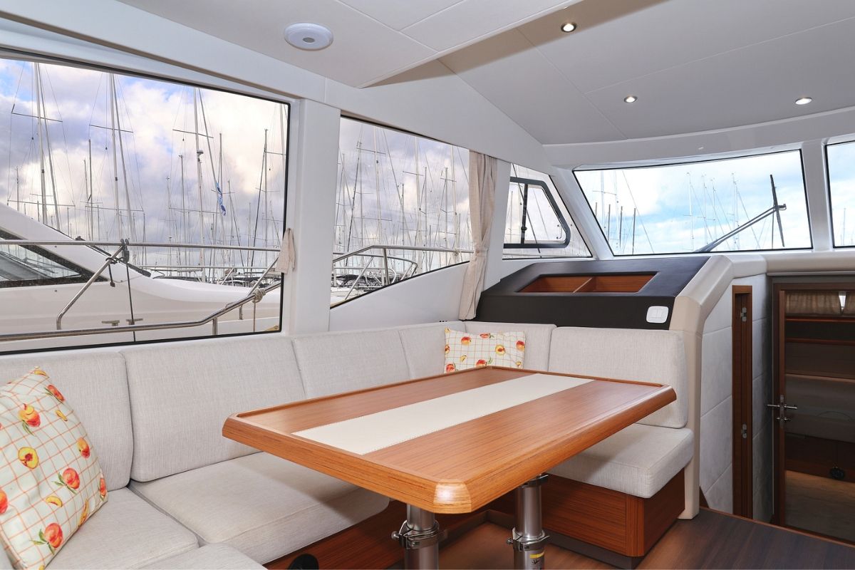 Salon of Nord, a Greenline 48 Fly yacht at Grad Biograd na Moru, Croatia