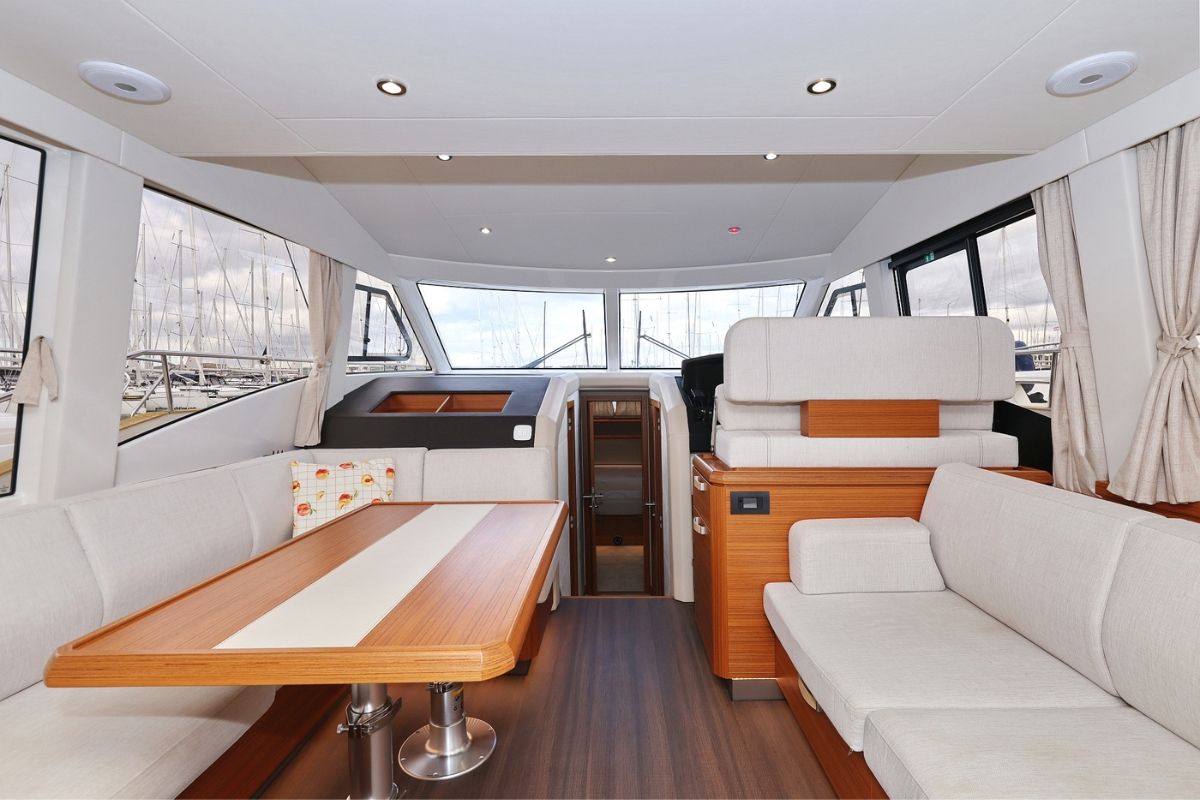 Salon of Nord, a Greenline 48 Fly yacht at Grad Biograd na Moru, Croatia