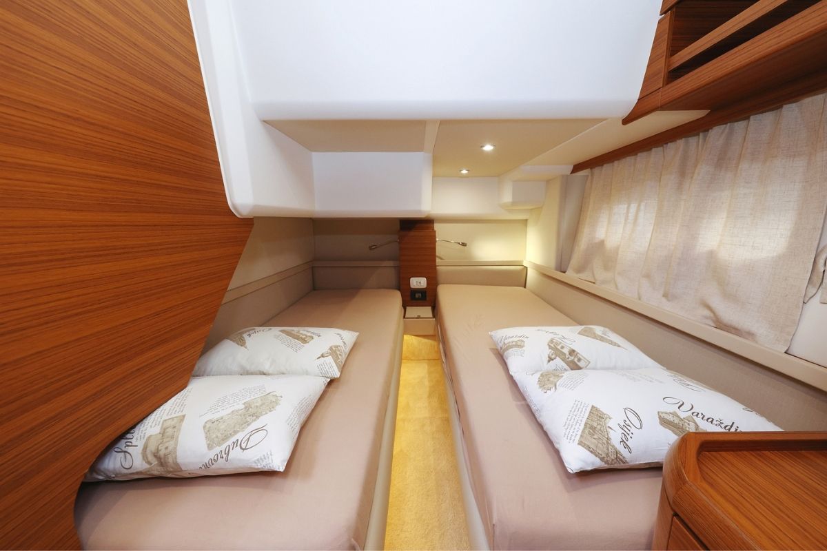 Cabin on Nord, a Greenline 48 Fly yacht at Grad Biograd na Moru, Croatia