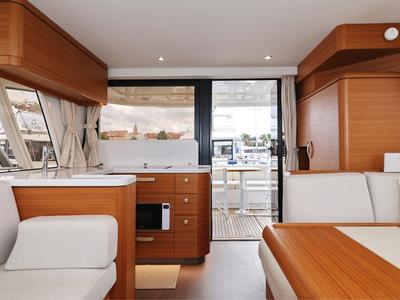 Galley of Nord, a Greenline 48 Fly yacht at Grad Biograd na Moru, Croatia