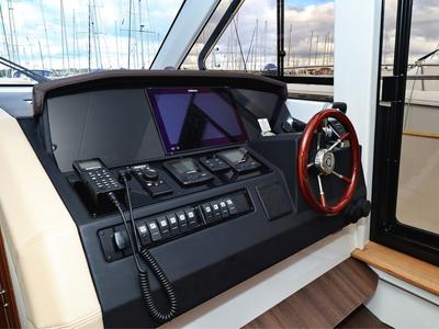 Cockpit of Nord, a Greenline 48 Fly yacht at Grad Biograd na Moru, Croatia
