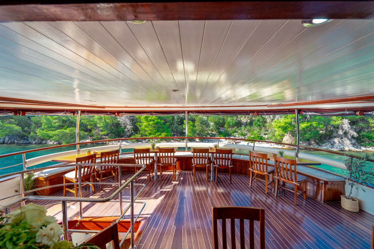 Cabin on Cesarica, a Gulet Motor sailer yacht at Split, Croatia