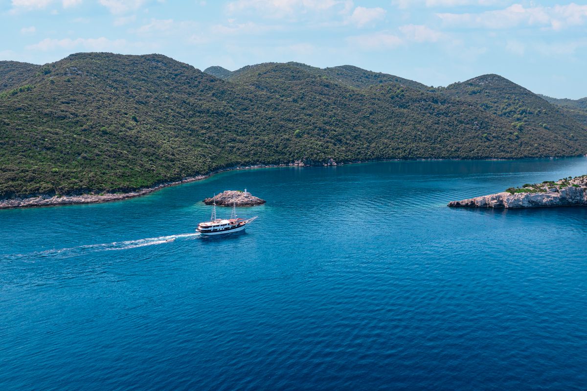 Cabin on Cesarica, a Gulet Motor sailer yacht at Split, Croatia