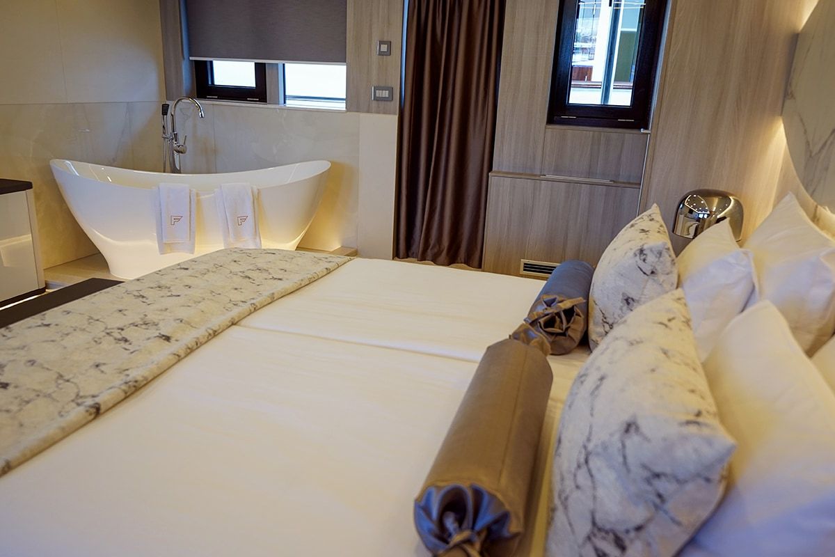 Cabin on Freedom, a Gulet Motoryacht yacht at Split, Croatia