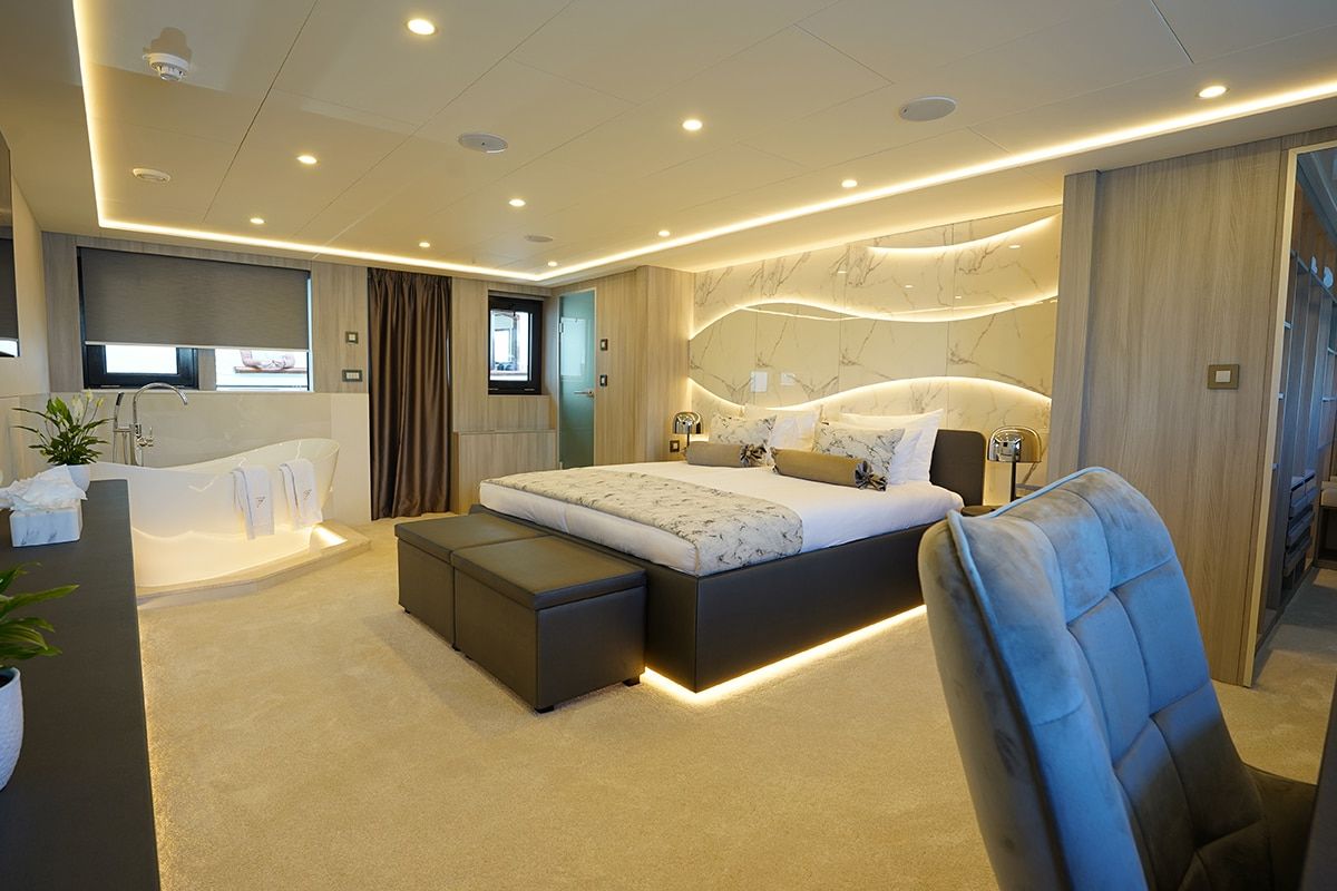 Cabin on Freedom, a Gulet Motoryacht yacht at Split, Croatia
